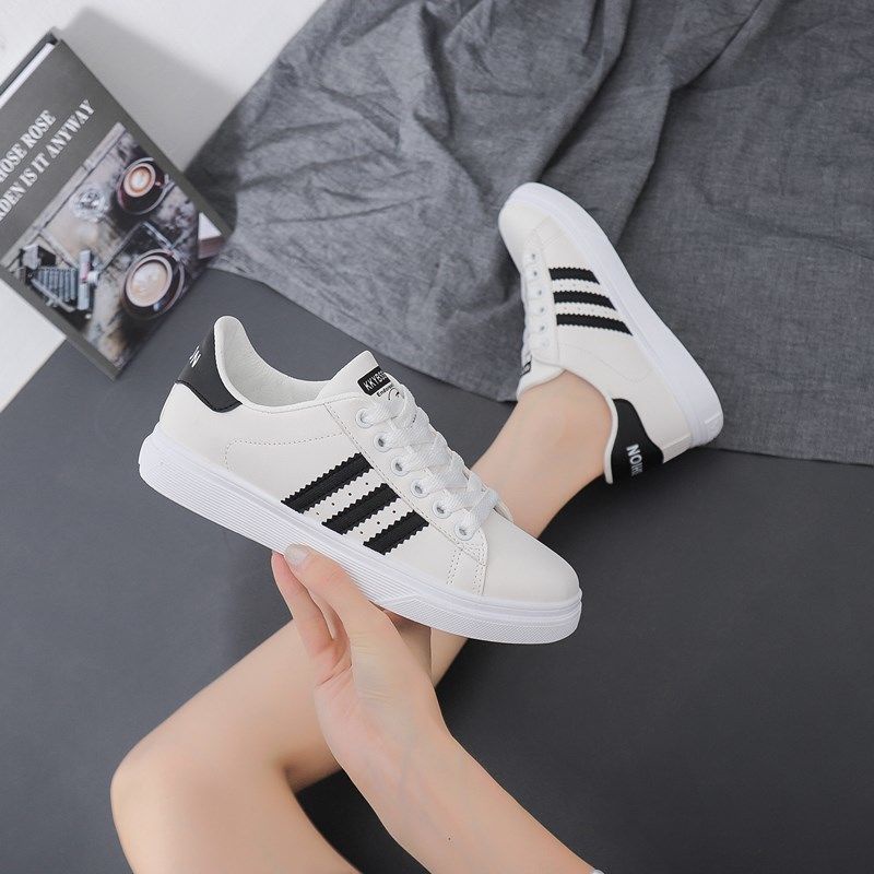 Giày thể thao nữ trắng cổ thấp siêu nhẹ siêu êm phong cách trẻ trung năng động cao cấp