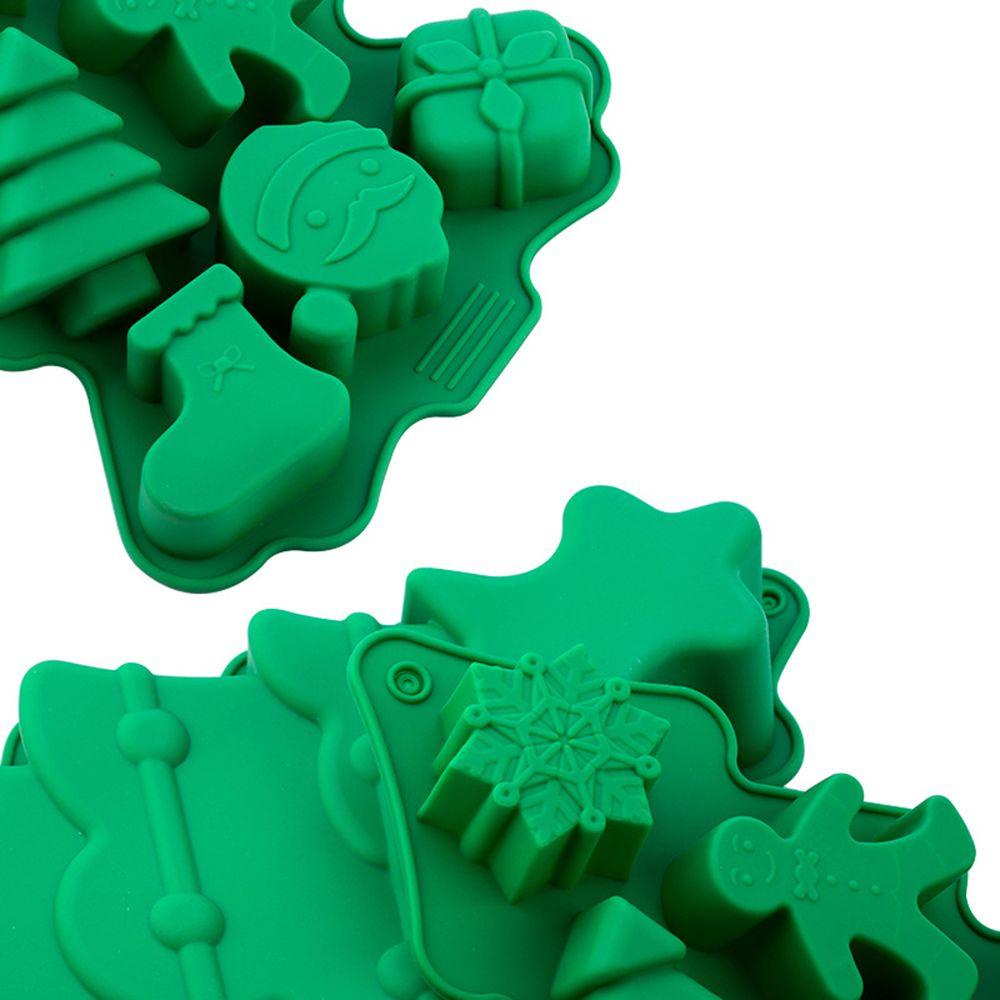 GOGOUP Khuôn Silicone Làm Bánh Kẹo 3D Chủ Đề Giáng Sinh