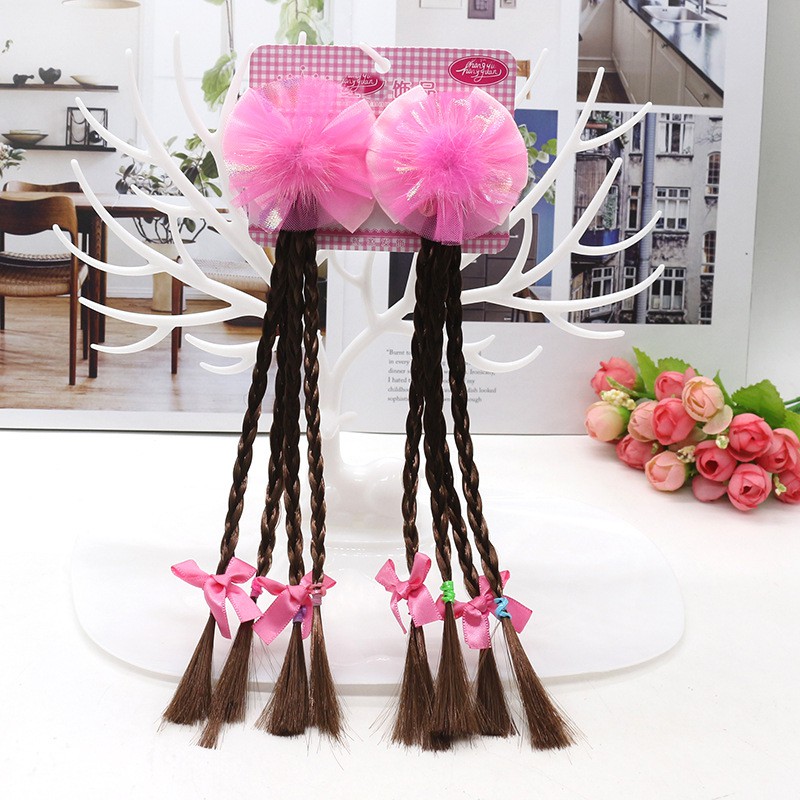 Kẹp tóc đính nơ dễ thương cho bé gái