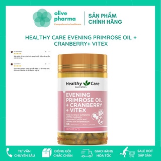 Healthy Care Evening Primrose Oil + Cranberry + Vitex cân bằng nội tiết 90v
