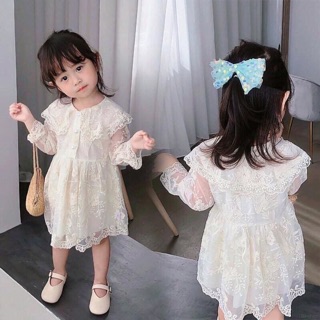 Váy ren trắng sang chảnh