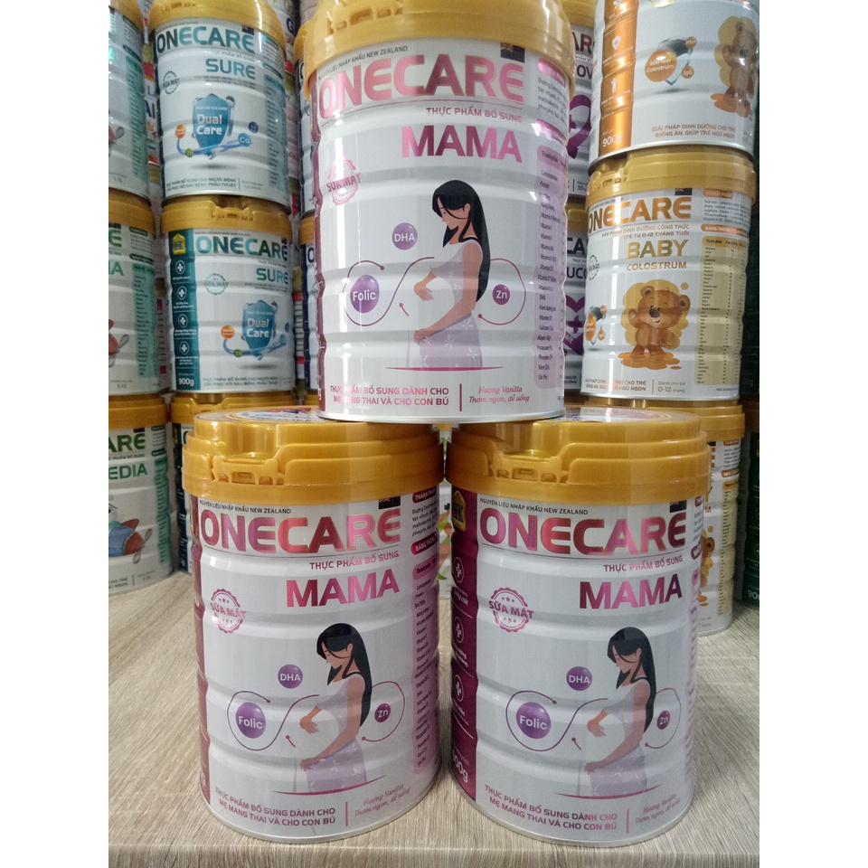 Sữa mát Cho Phụ Nữ Mang Thai &amp; Cho Con Bú Onecare Mama 900g