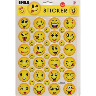 Miếng dán sticker mặt cười - dán nổi 3D