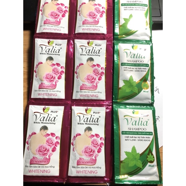 Thùng sữa tắm Valia 1000 gói