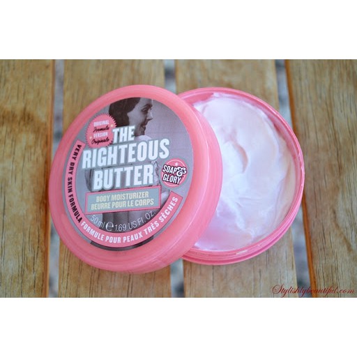 SOAP &amp; GLORY Kem Dưỡng Toàn Thân The Righteous Butter 300ml (Đủ bill UK - BEST SELLER)