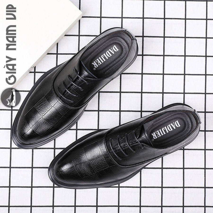 Giày Da Nam Công Sở Hàn Quốc Cao Cấp Da Bò GIAYNAMVIP Giày Nam Đẹp Trẻ Trung Thời Trang GD90