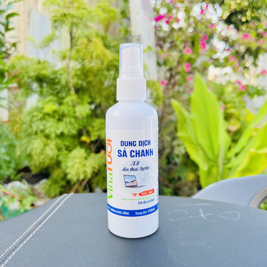 Xịt khử mùi, tinh dầu xịt khử mùi chanh sả xịt thơm khử mùi phòng lạnh - Vina Tươi - 100ml