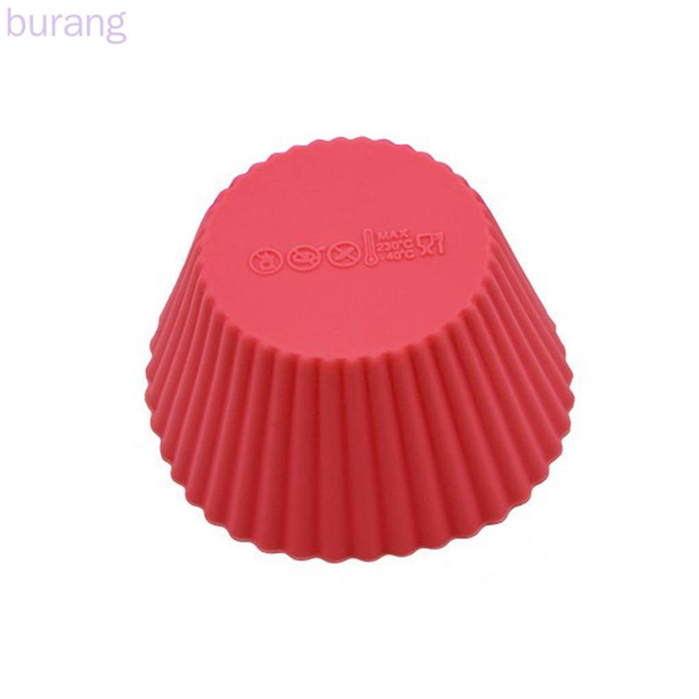 Set 18 khuôn silicon làm bánh cupcake trang trí tiện dụng