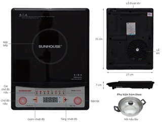 Bếp Điện Từ Sunhouse SHD6150