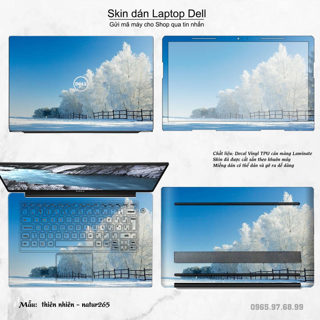 Skin dán Laptop Dell in hình thiên nhiên _nhiều mẫu 10 (inbox mã máy cho Shop)