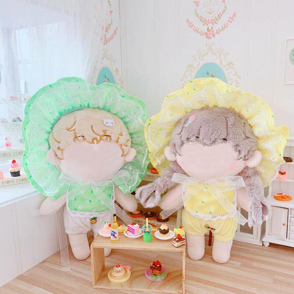 Nón Vành Phối Ren Xinh Xắn Dành Cho Búp Bê 20cm