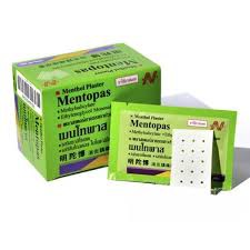 1goi 10 miếng cao dán mentopas