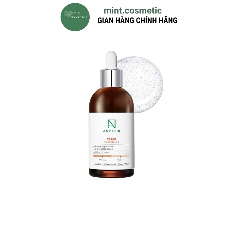 Serum mờ thâm trắng da Coreana VC shot Ampoule