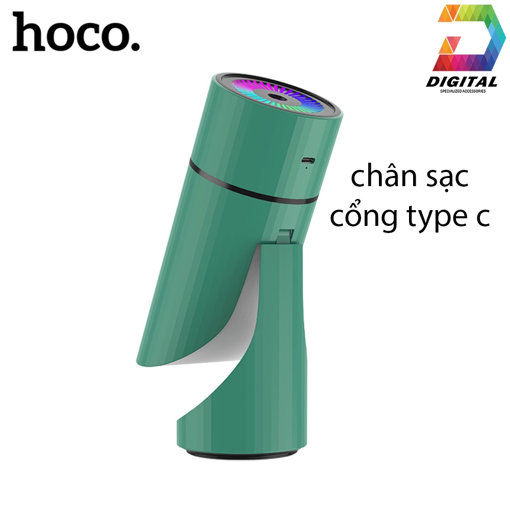 Máy Phun Sương, Phun Tinh Dầu Tạo Độ Ẩm Có Led Hoco Di15 Chính Hãng