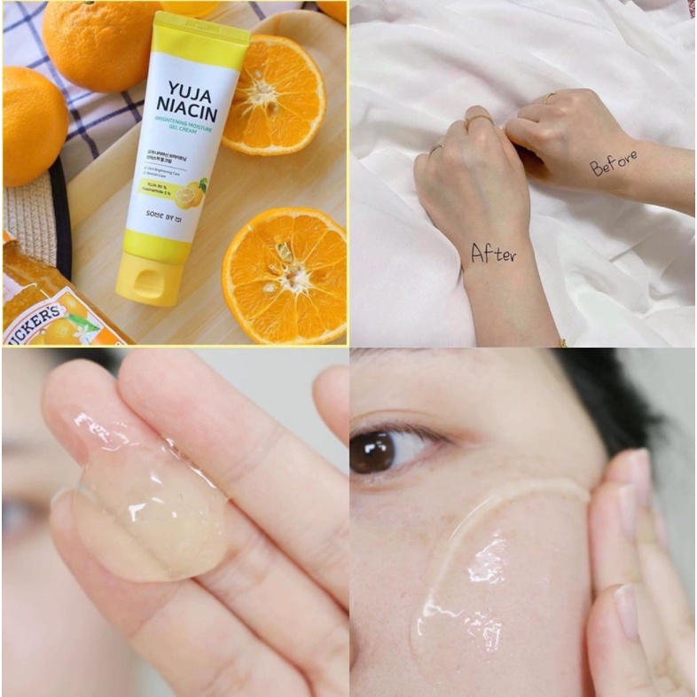 Gel Dưỡng Trắng Da Chiết Xuất Quả Thanh Yên Some By Mi Yuja Niacin Brightening Moisture Gel Cream 100ml