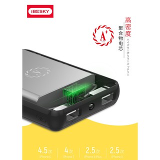 Sạc dự phòng Ibesky S2 10000mah