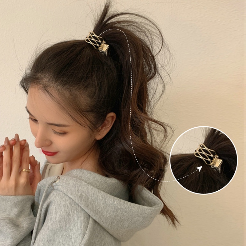 Kẹp Tóc Đuôi Ngựa Đính Đá Thời Trang Cho Nữ dreamdiary