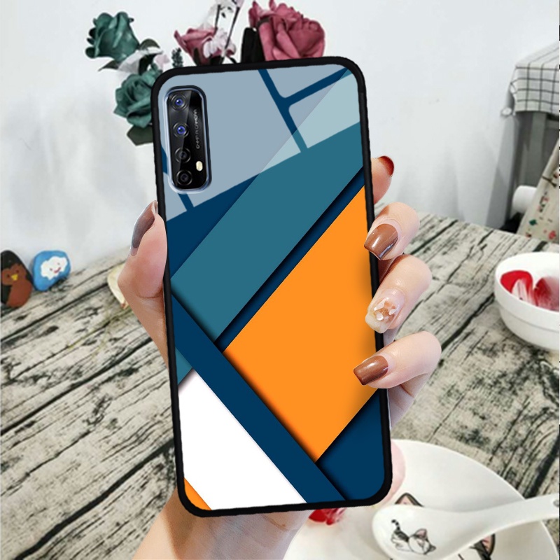 Ốp lưng kính cường lực Realme 7 - in hình 3D