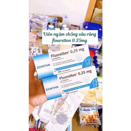 Fluoretten 0.25mg viên ngậm ng.ừa sâu răng