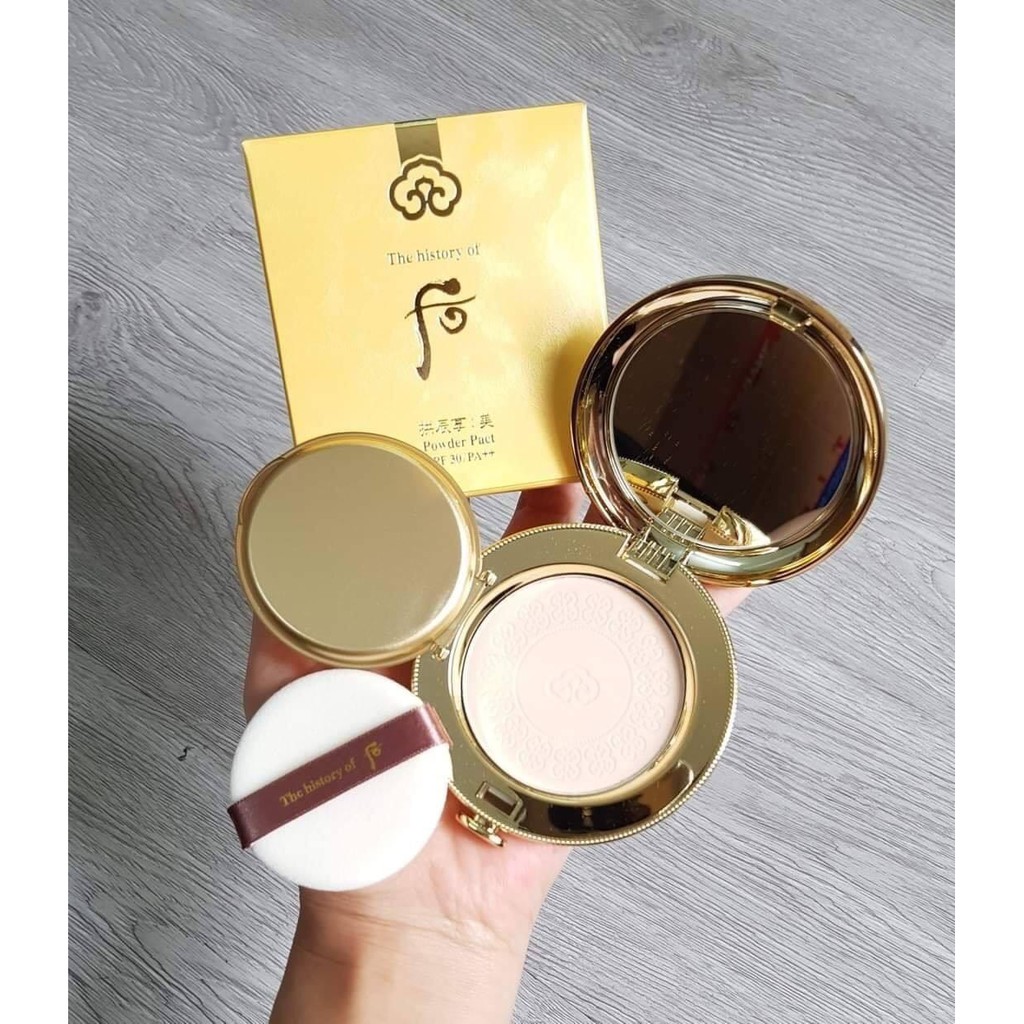 [Chính Hãng] Phấn Phủ Whoo Vàng Siêu Mịn Whoo Mi Two Way Pact & Whoo Mi Powder Pact 15g | BigBuy360 - bigbuy360.vn