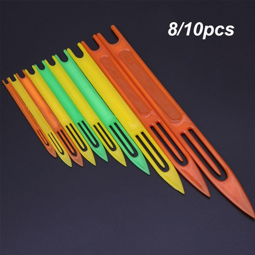 SUENIN Set 8 / 10 Lưới Bắt Cá Bằng Nhựa Màu Sắc Ngẫu Nhiên