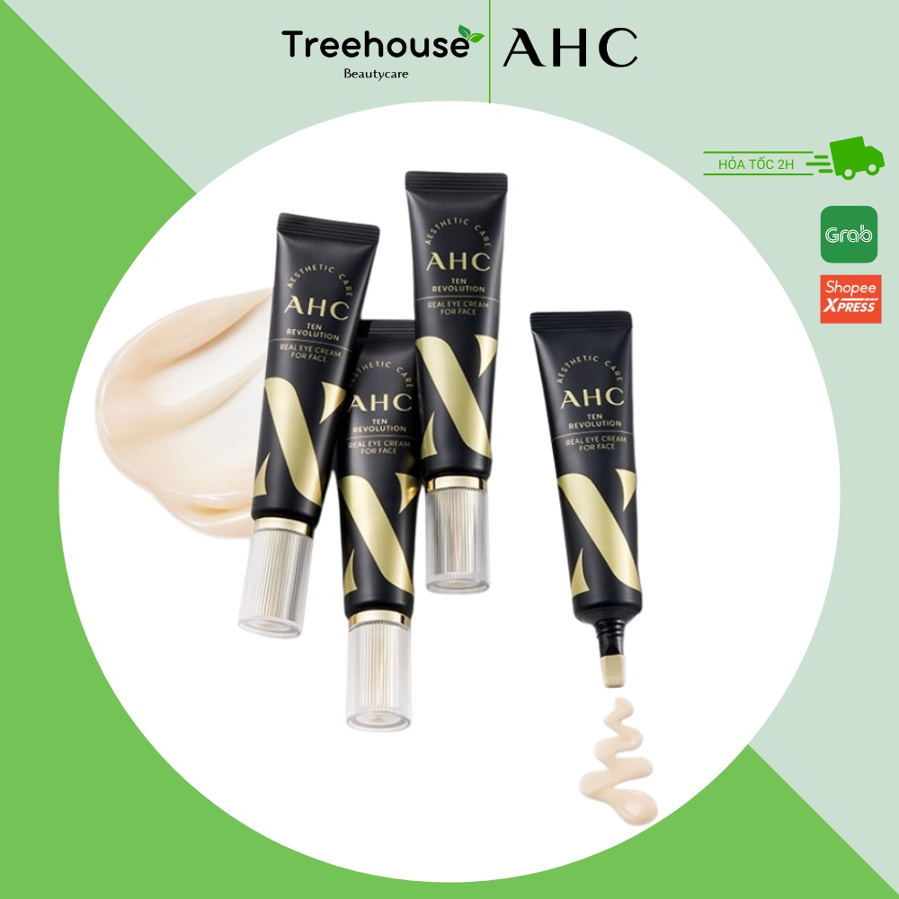 Kem Mắt AHC Ageless Real Eye Cream For Face 12ml &30ml Hàn Quốc TREEHOUSE SHOP