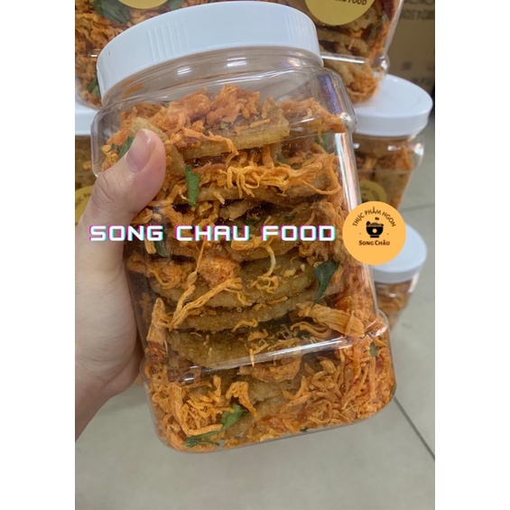 500gr Cơm cháy nước mắm khô gà [ngon hảo hạng] Song châu food (giao ngay) | BigBuy360 - bigbuy360.vn