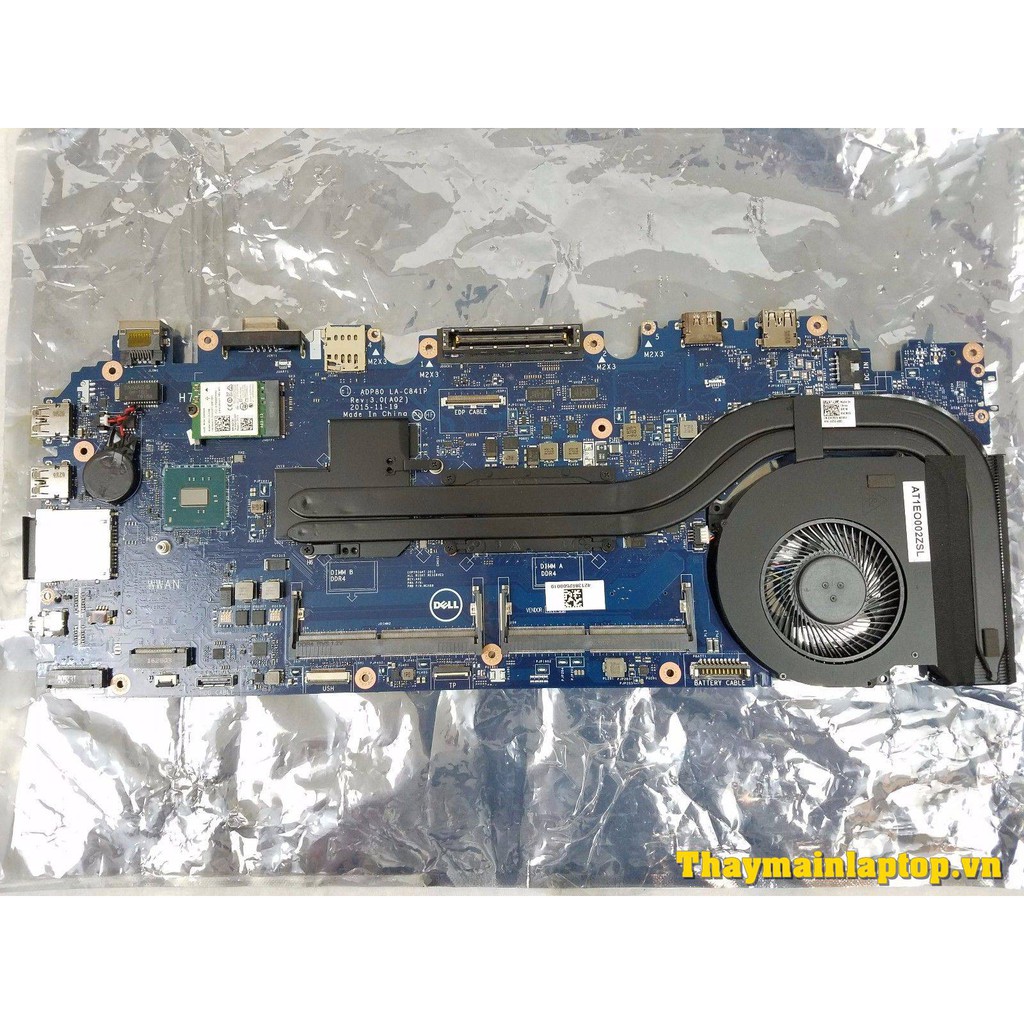 MAIN DELL LATITUDE E5570 CPU I5 6440HQ LA-C841P