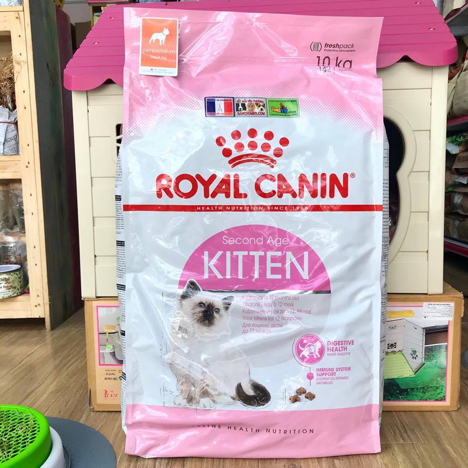 Thức ăn cho mèo con Royal Canin Kitten - bao 10kg 0