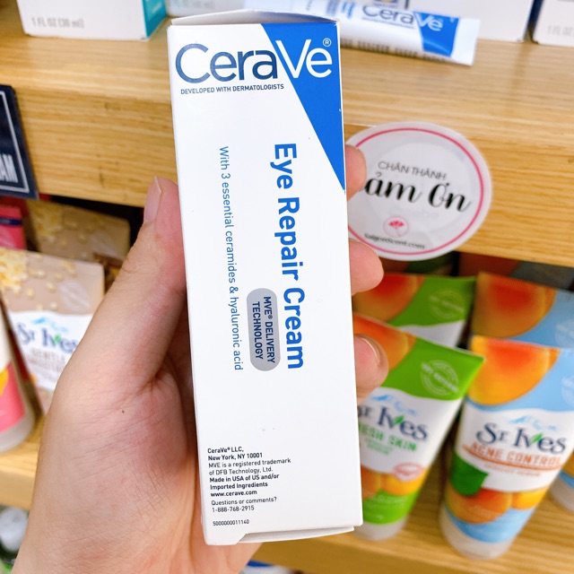 Kem dưỡng mắt CeraVe Eye Repair Cream ( 14.2g )