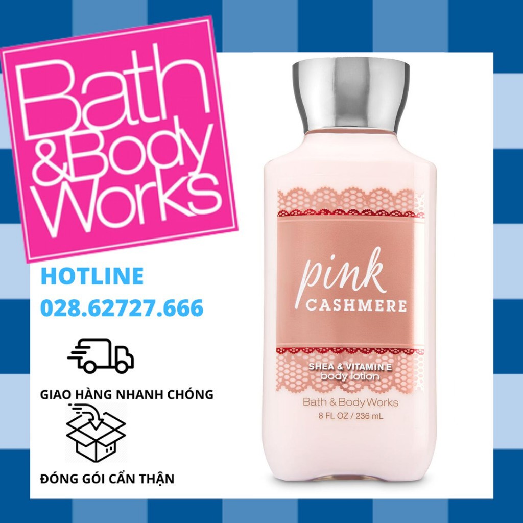 Dưỡng thể toàn thân lotion Bath and Body Works - Pink Cashmere