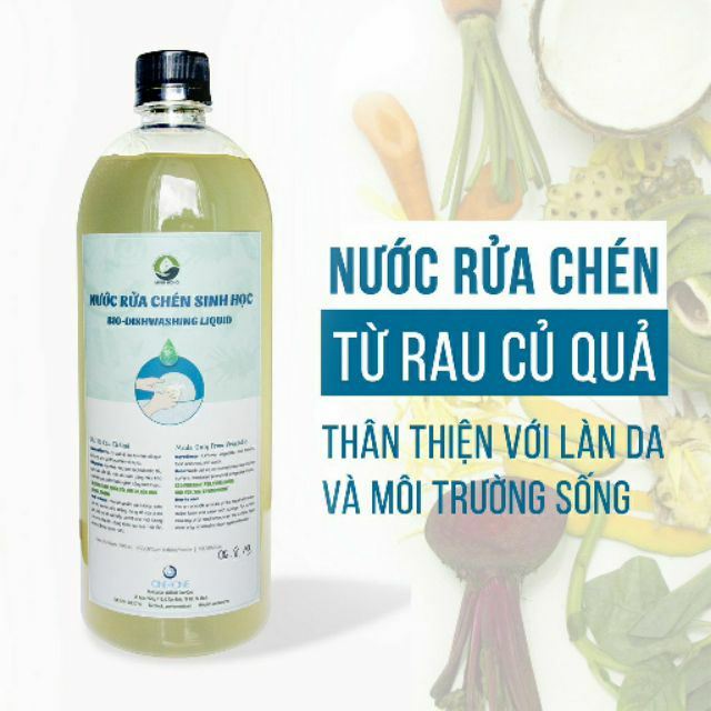 [Minh Hồng] Nước rửa chén sinh học từ rau củ quả, 1 lít