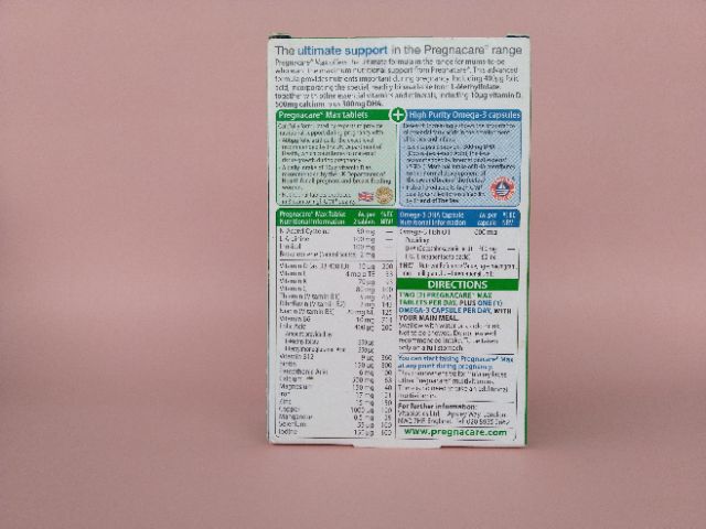 Vitamin tổng hợp Pregnacare Max cho bà bầu