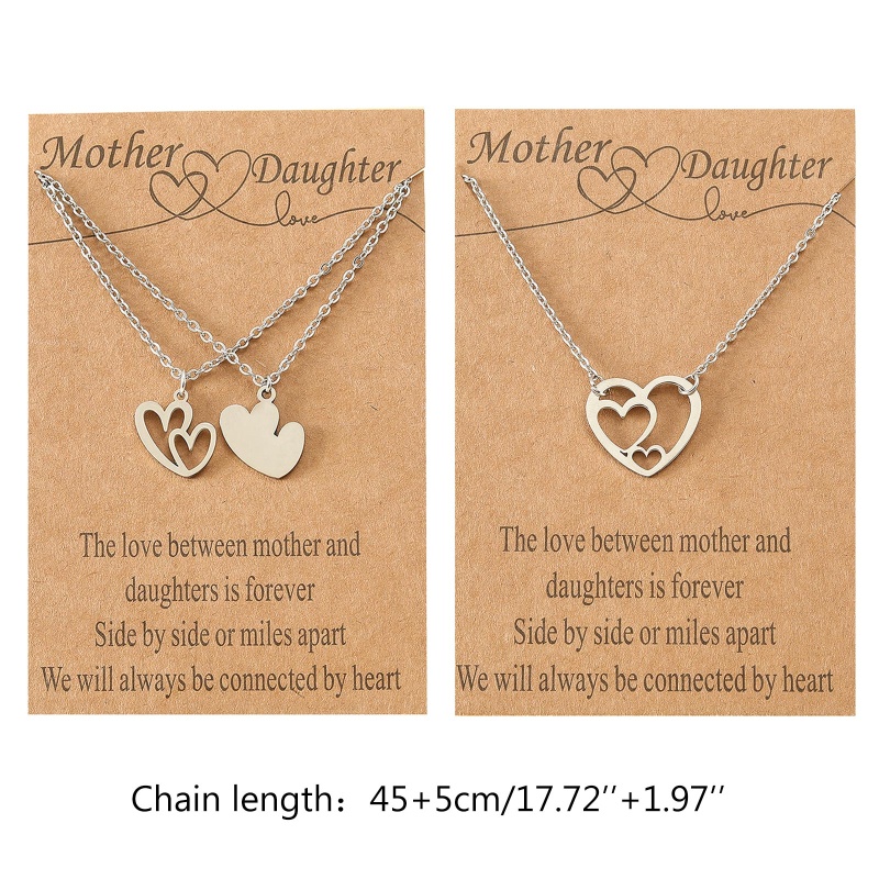 Vòng cổ Mặt Trái Tim Bằng Thép Không Gỉ Cá Tính