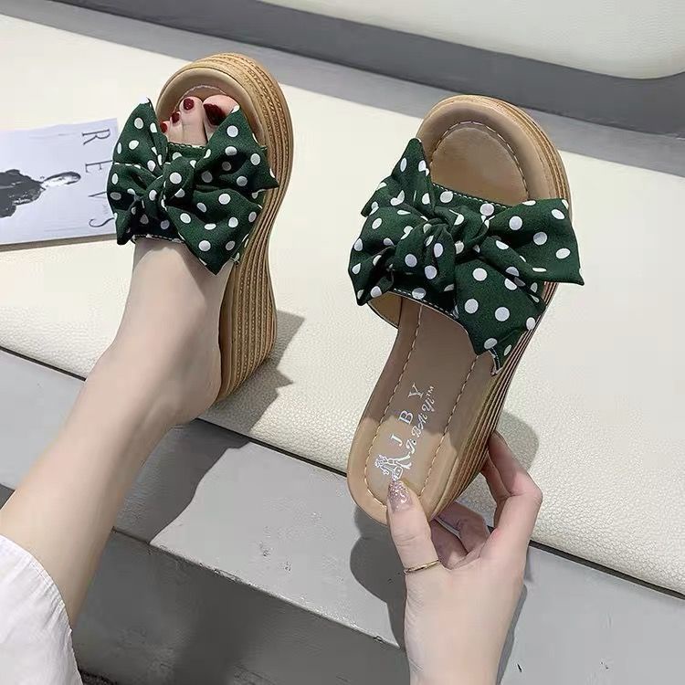 🔥có hàng sẵn🔥Dép Đế Xuồng Dày Dặn Chống Thấm Nước Thời Trang Mùa Hè Cho Nữ TTH185