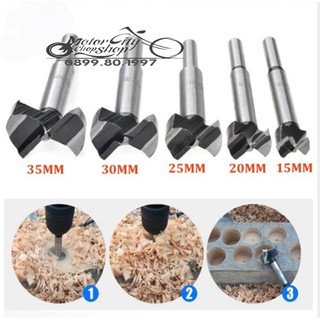 Mũi Khoan Khoét Ổ Khóa, Bản Lề, Bộ 5 Mũi Khoan Khoét Gỗ, Ổ Khóa...