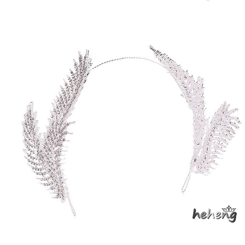 Phụ Kiện Cài Tóc Cô Dâu Đính Lông Vũ Sang Trọng