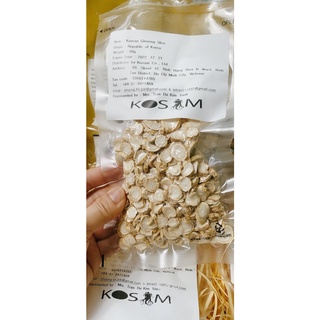 Sâm khô thái lát hàn quốc túi 50 gram/túi - chưng yến, hầm gà