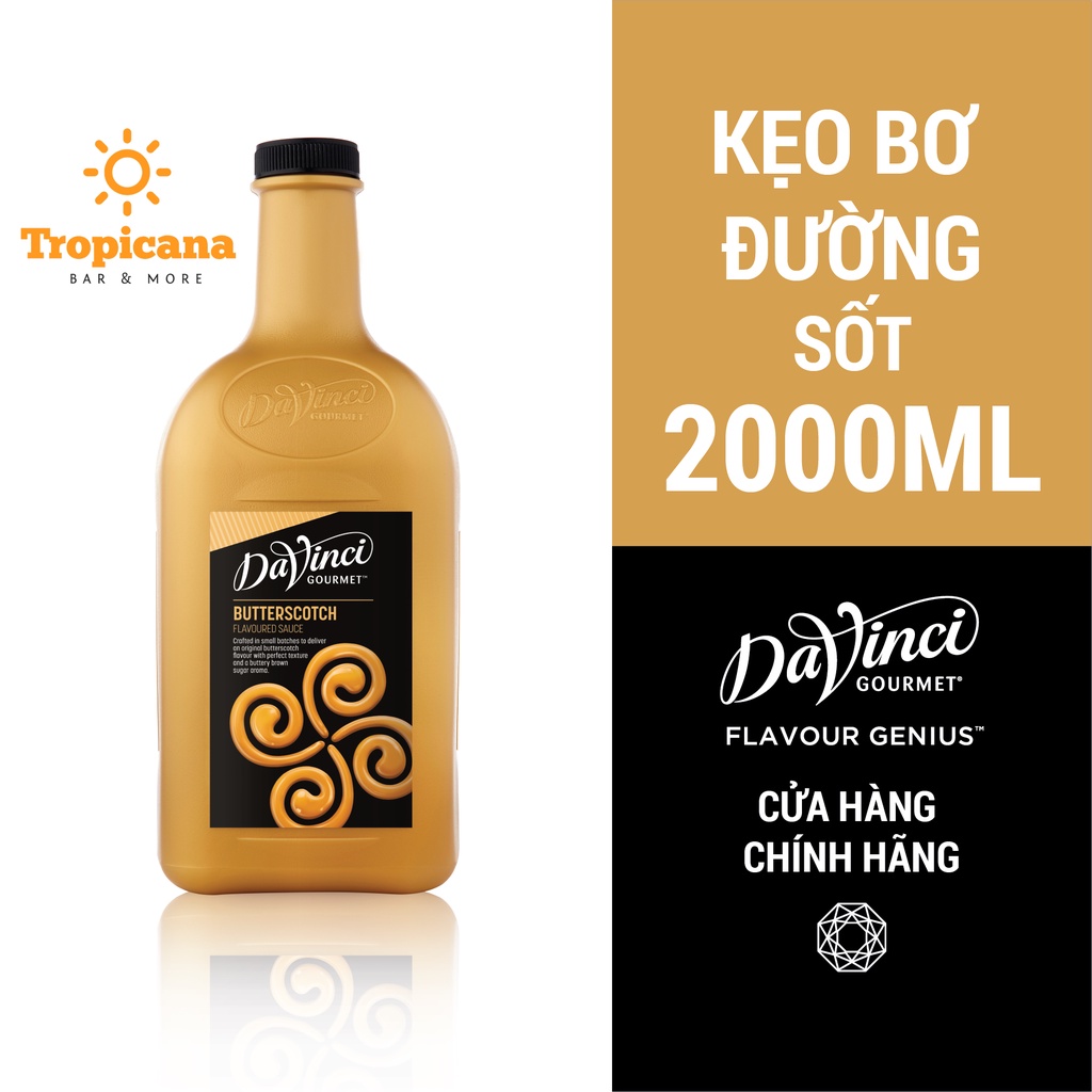 Sốt Sauce Davinci Gourmet đủ vị (Chai 2L)