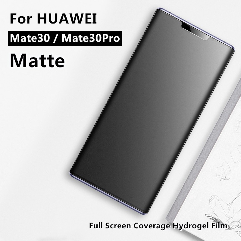 Dành Cho Huawei Mate30 Mate30 Pro Matte Bảo Vệ Màn Hình Frosted Hydrogel Phim Mềm Không Vân Tay Bảo 