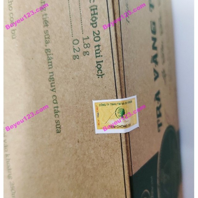 3 Hộp -  Combo 60 gói trà vằng túi lọc lợi sữa cho Mẹ - giảm mỡ bụng sau sinh - Wonmom (Việt Nam)