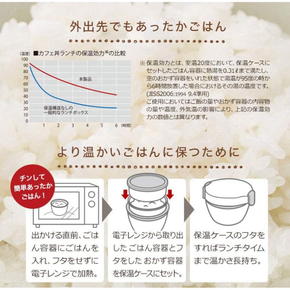 Hộp cơm giữ nhiệt Luntus Asvel Nhật Bản (HLB-CD620) 620ml (tiêu chuẩn Nhật Bản)