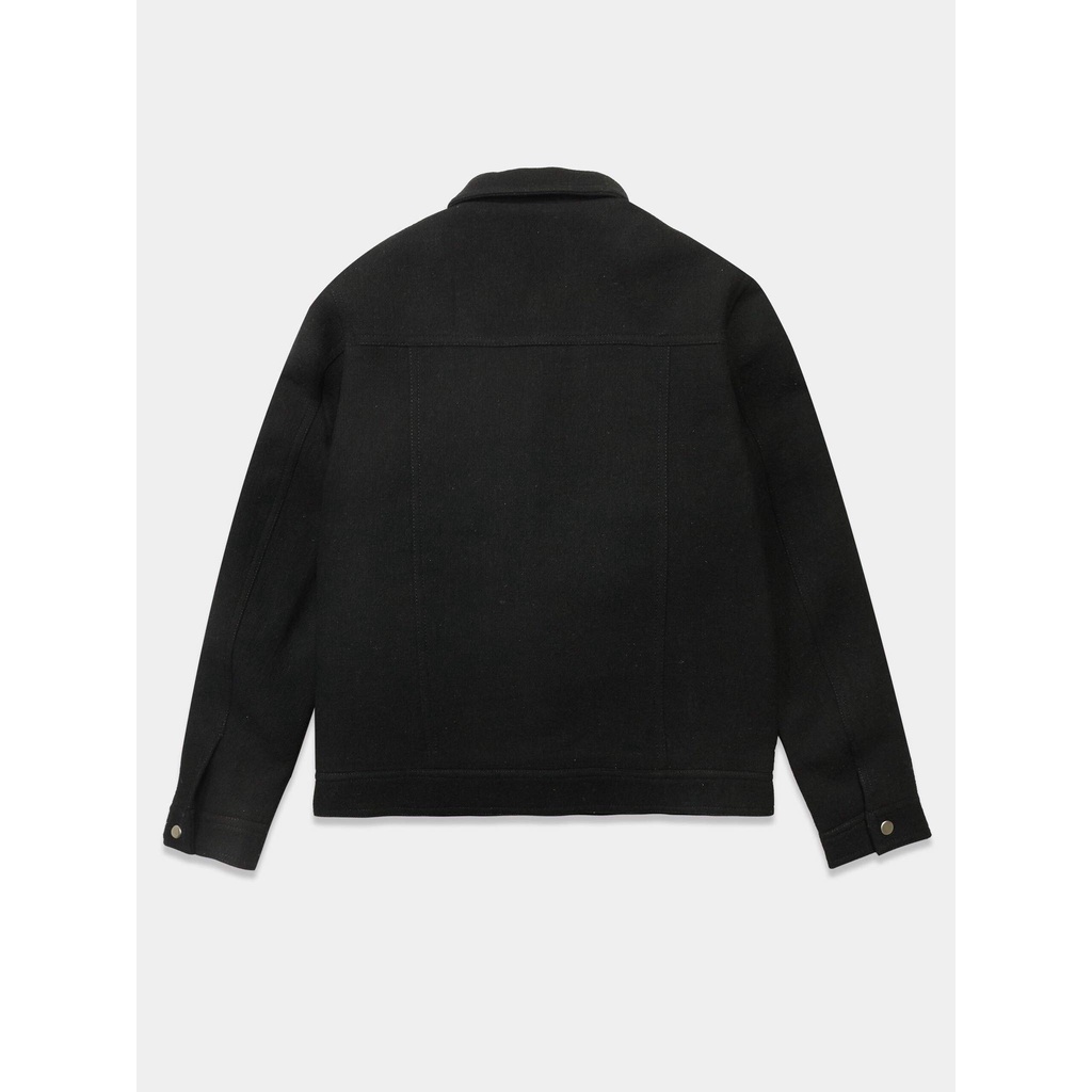 Áo Khoác Black Pocket Cotton Jacket