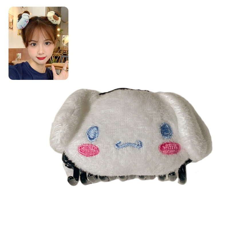 Kẹp Tóc Càng Cua Chống Trượt Hình Thú Bông Hoạt Hình Dễ Thương Thời Trang