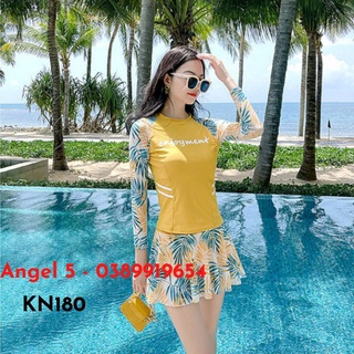 Đồ bơi nữ dài tay KN180