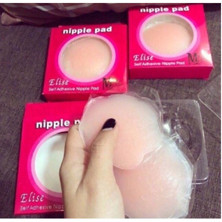 hộp một đôi Miếng Dán Nhũ Hoa Silicon