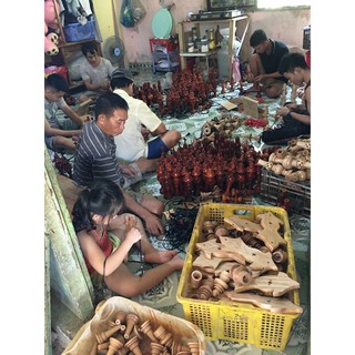 ĐÈN THỜ GỖ SỒI TREO TƯỜNG CAO CẤP