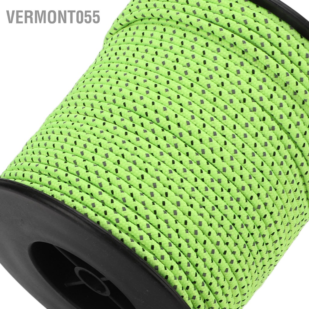 Có thể bán buôn Dây cắm trại Lều huỳnh quang phản cho ngoài trời đi bộ đường dài 50m / 164ft Vermont055 Hàng giao ngay