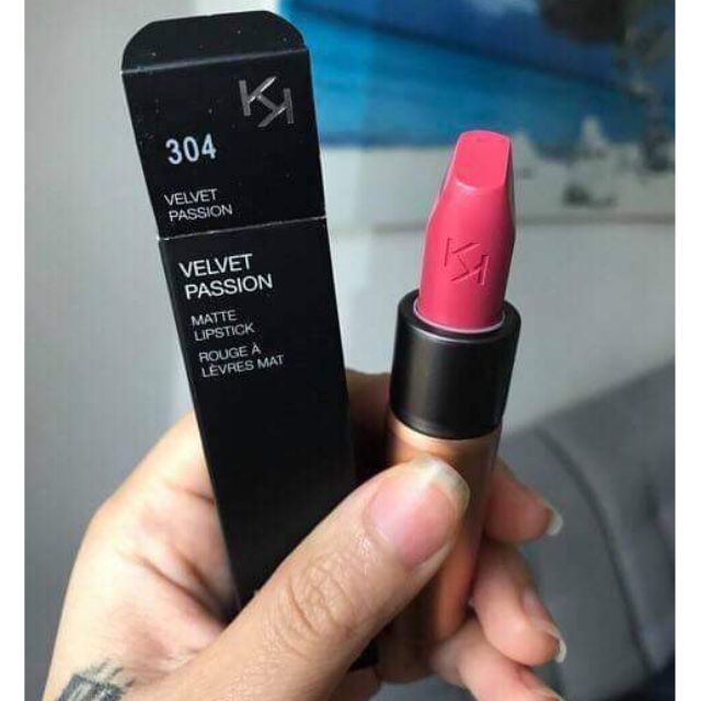 Son Kiko Velvet 304 Warm Pink hồng baby