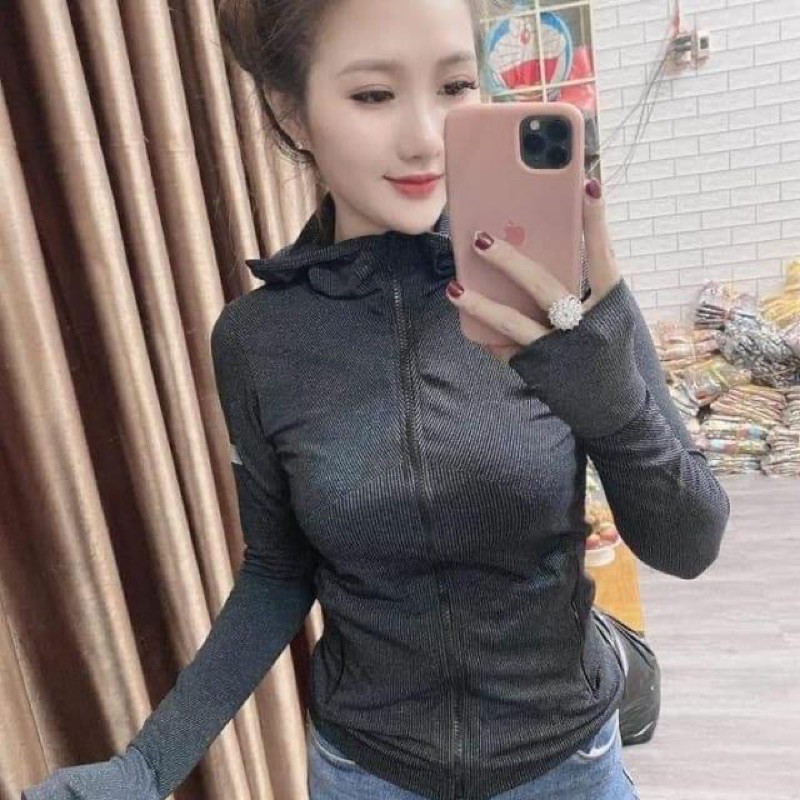 Áo Khoác Thể Thao Nữ Ôm Body Hàng Nhập Loại 1 A44